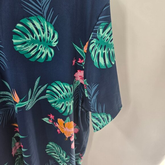 Birdie Bound Blue Tropical Golfing Polo Size XL - Picture 4 of 10